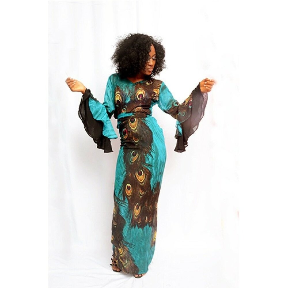 Oleku Iro and Buba with Fringe Trimming - African